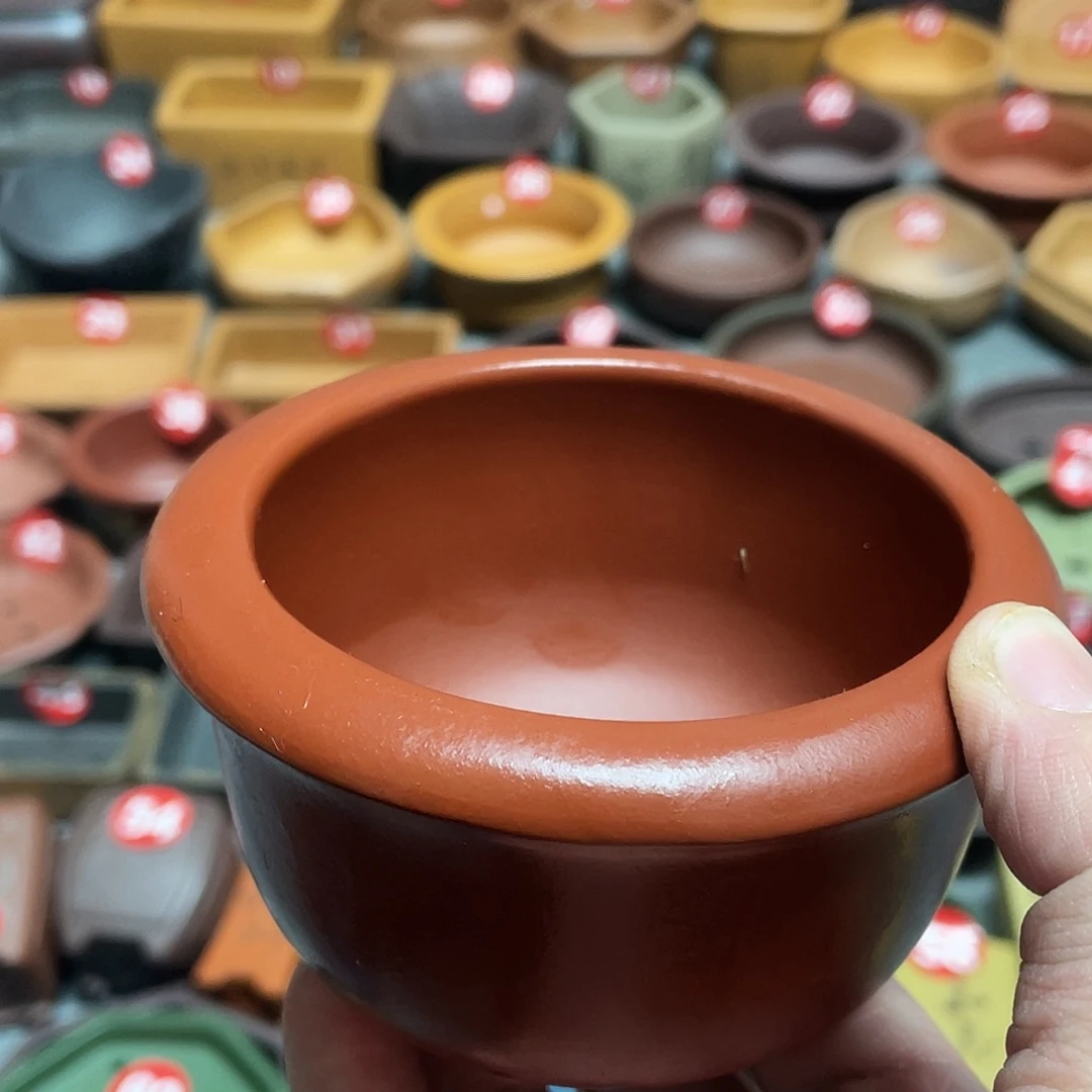 紫砂小盆8*5微瑕小盆