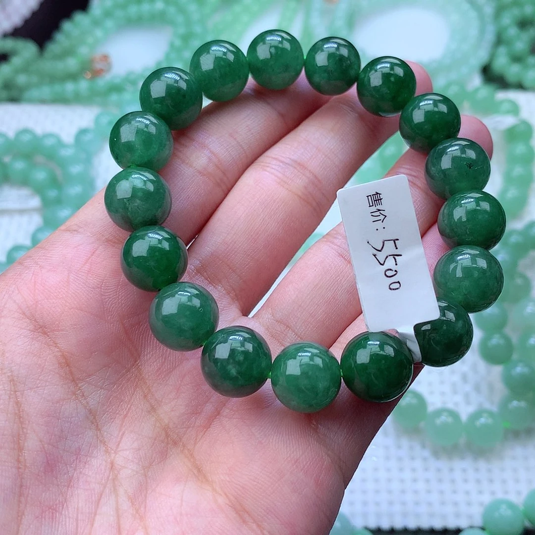 翡翠未镶嵌毛衣链