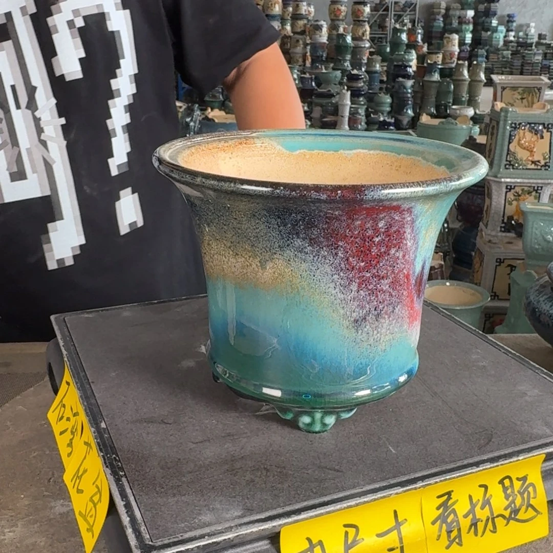 。一风堂石湾花盆 内15*13
