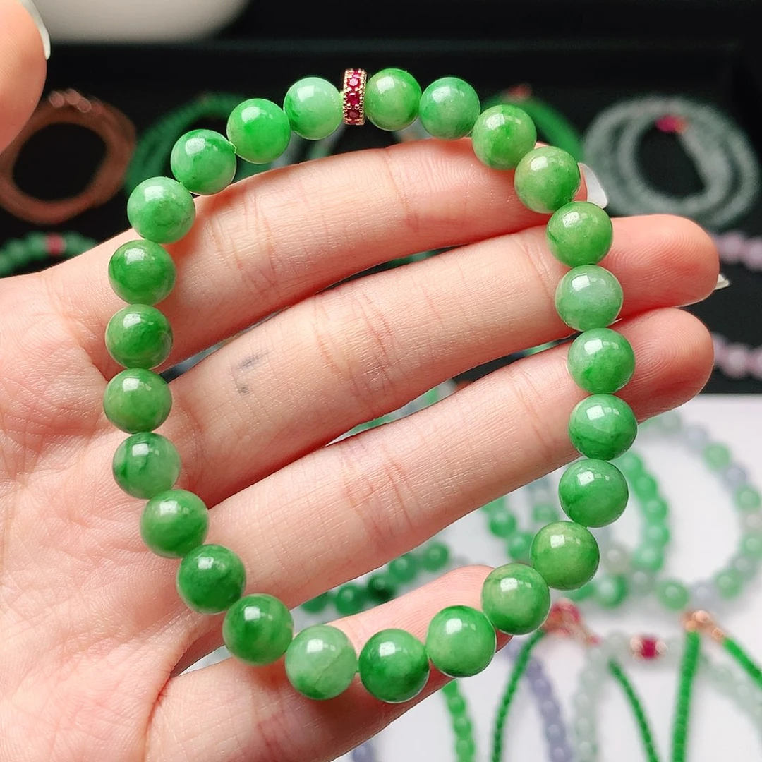 翡翠未镶嵌手链翡翠