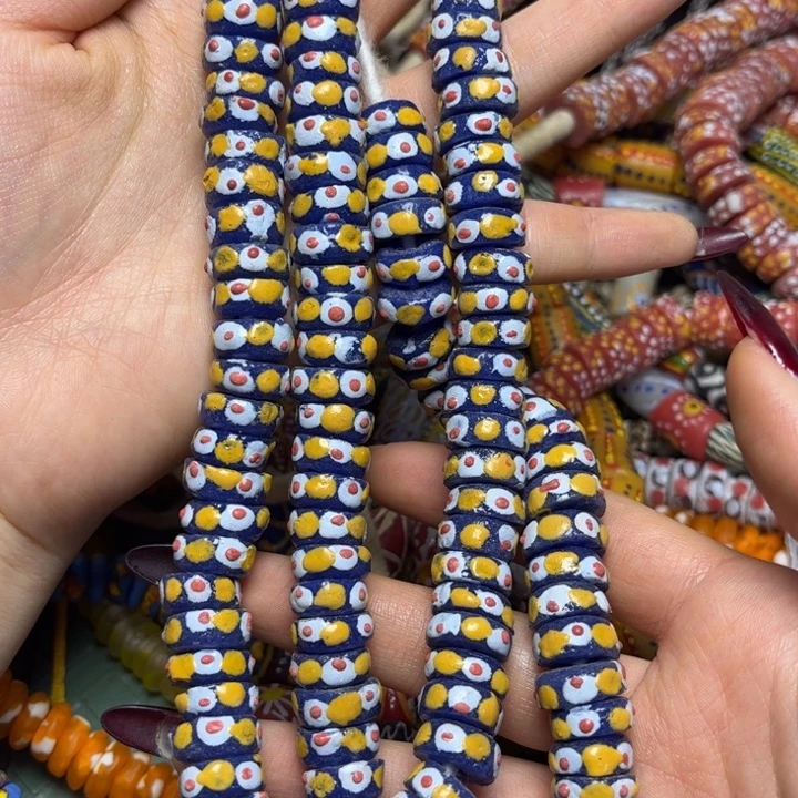 玻璃颈饰7945 琉璃一条