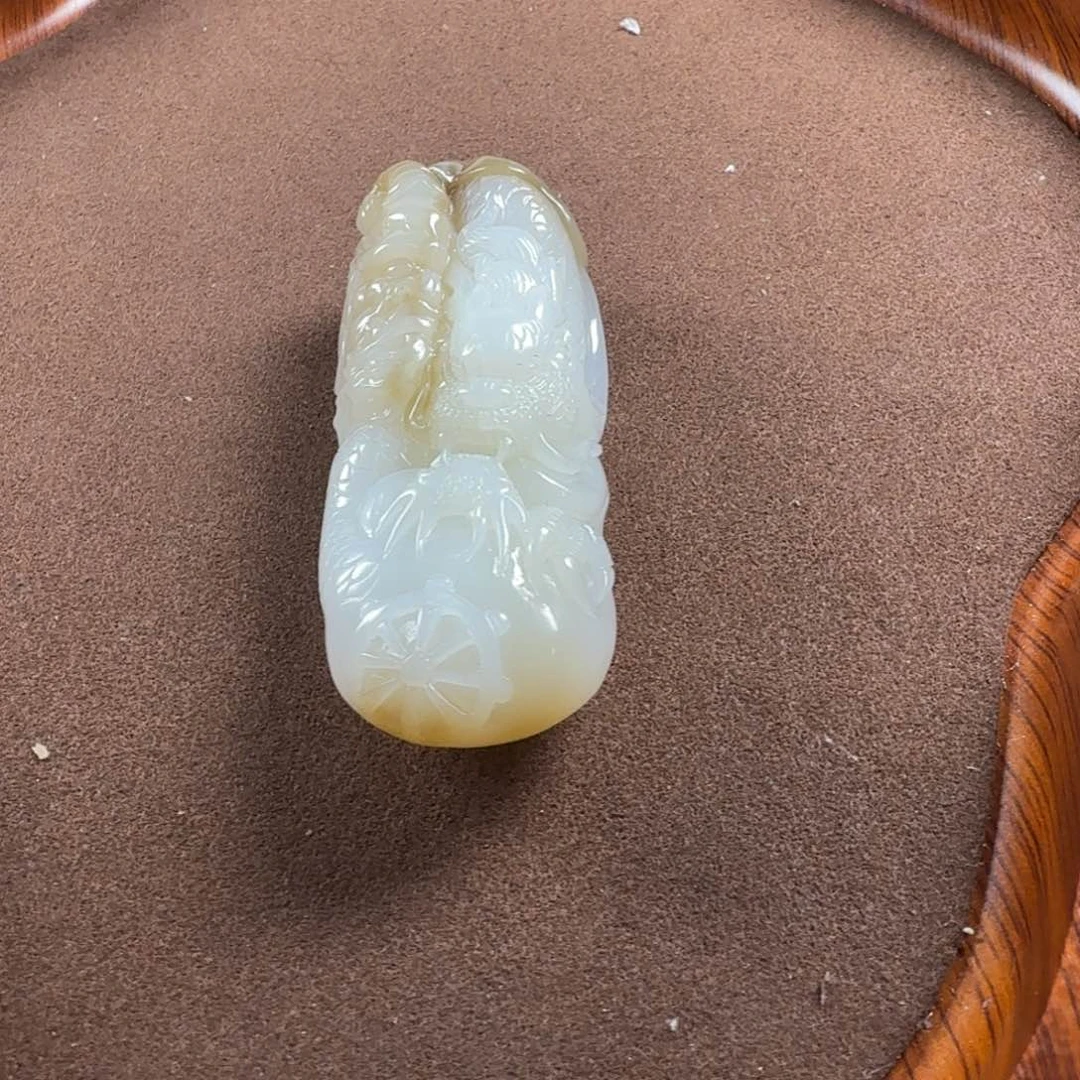 手链未镶嵌和田玉（白玉）