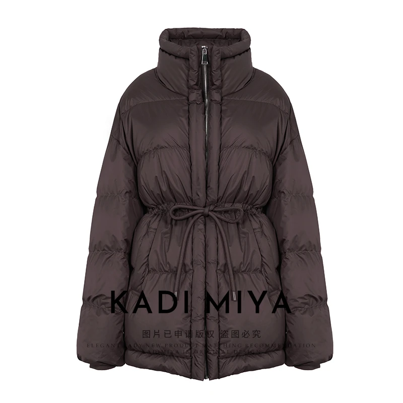 KADIMIYA【泡芙】冬季新款90白鸭绒流行面包服法式保暖羽绒服上衣