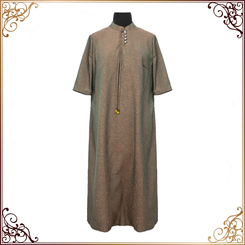 黄小西 2025冠乐绉提花透孔花萝连衣裙118