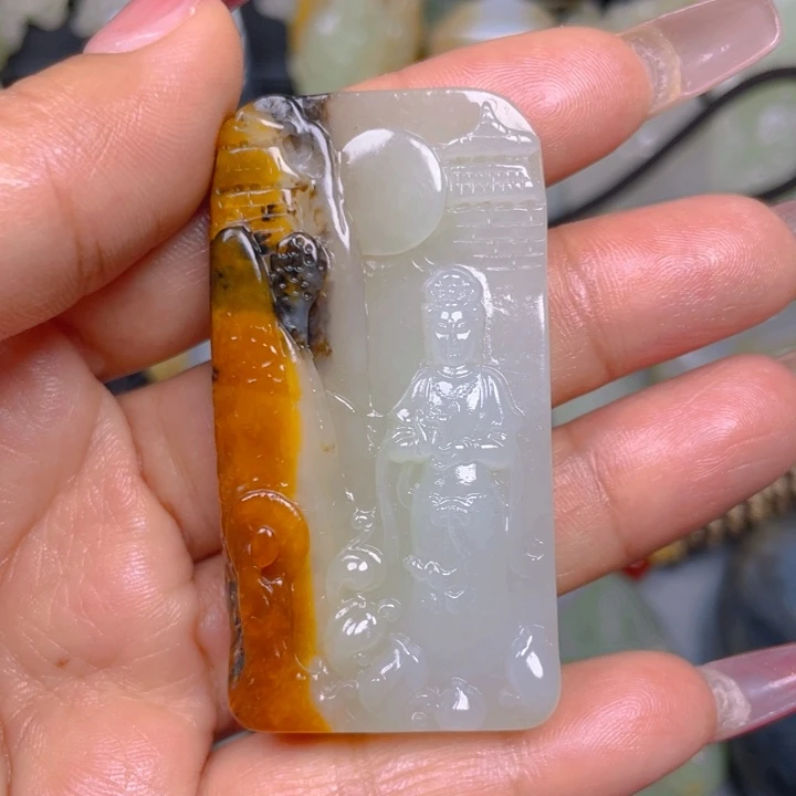 和田玉挂件未镶嵌