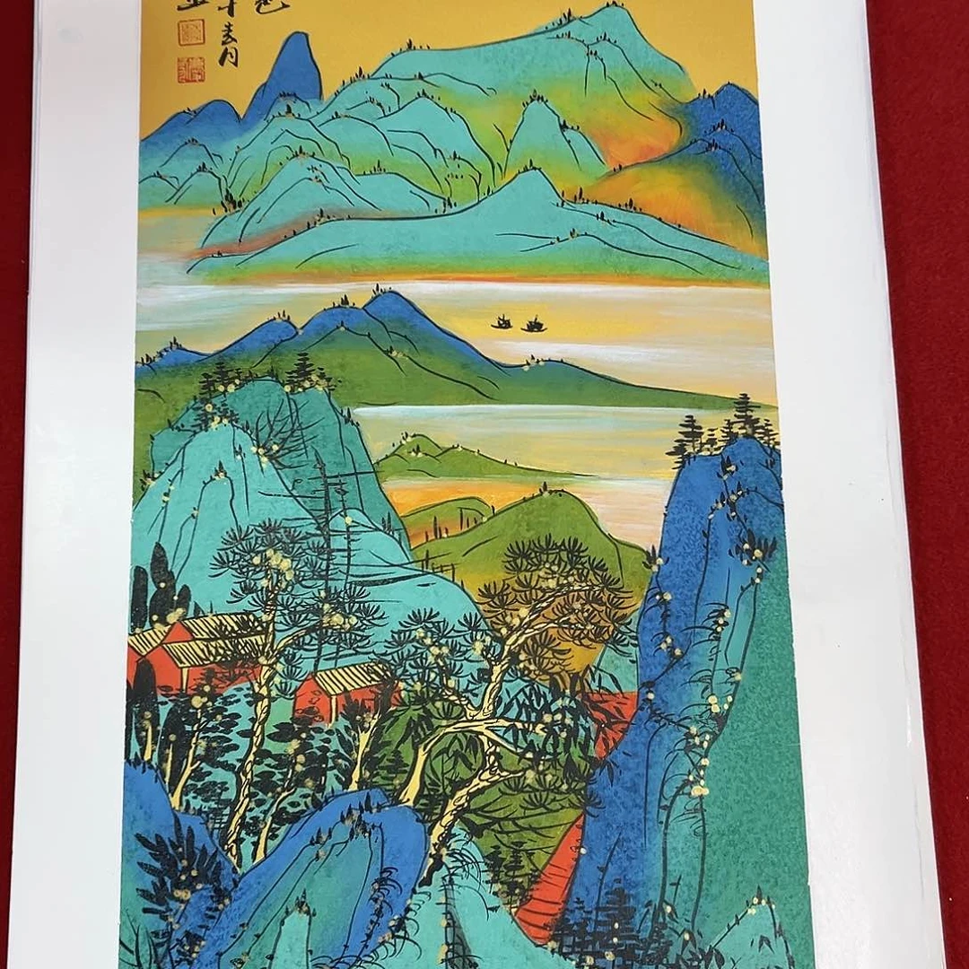 国画国画字画手绘作品展
