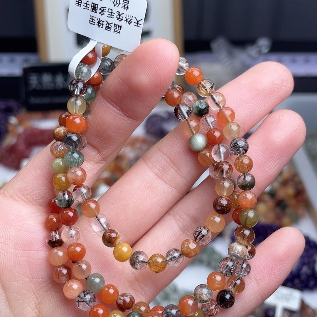 水晶未镶嵌手串天然