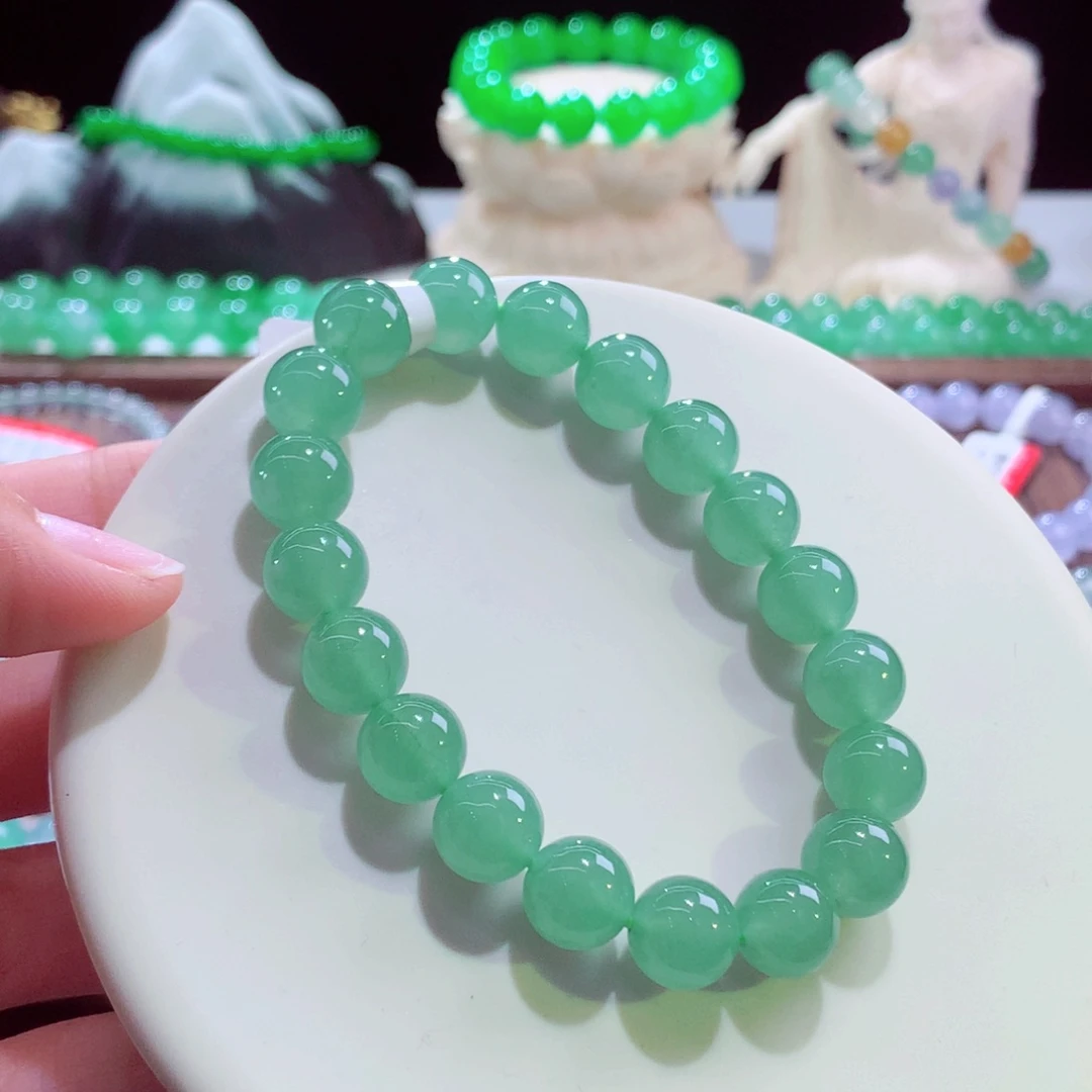 未镶嵌手链翡翠卡10mm