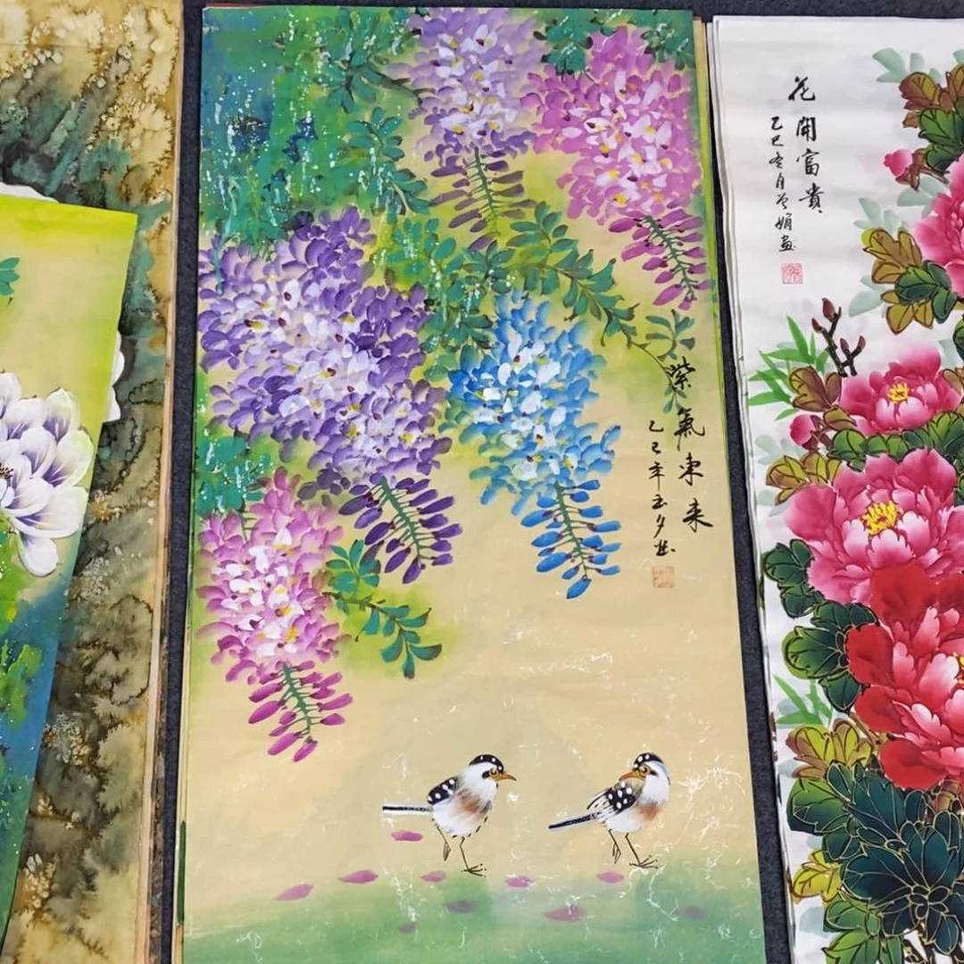 国画尺寸100✖️50三尺手绘画