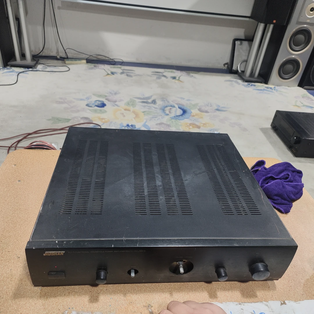 8新 湖山 二手湖山纯功放97，出声，需维修，不带线材