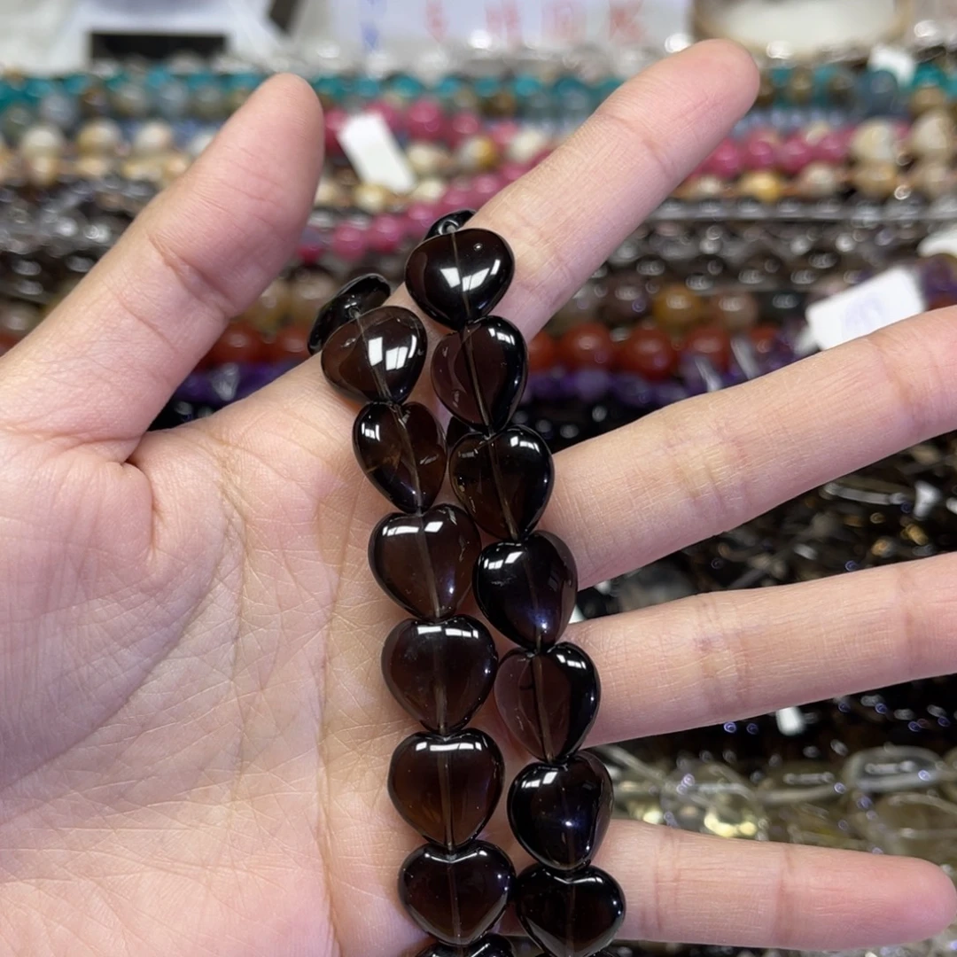 玛瑙/玉髓散珠茶晶卡14一条