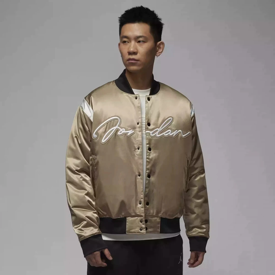 【滔搏联动】NIKE/耐克JORDAN男子休闲CNY蛇年棒球衫外套HF9298-257