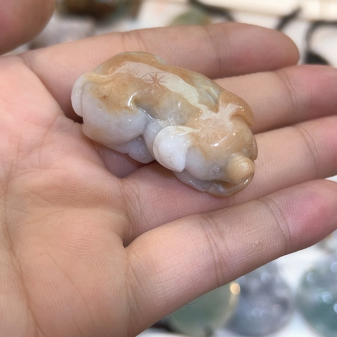 翡翠未镶嵌颈饰挂件