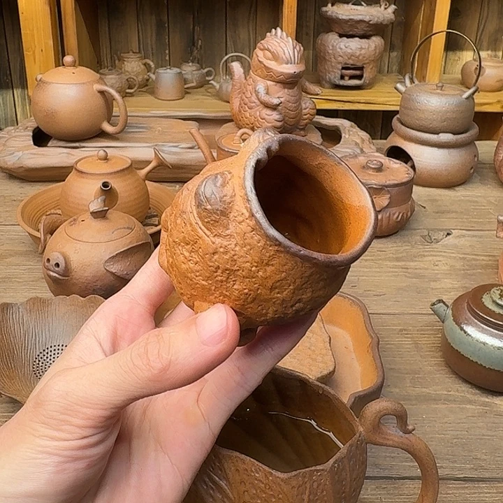 原矿老岩泥茶器系列