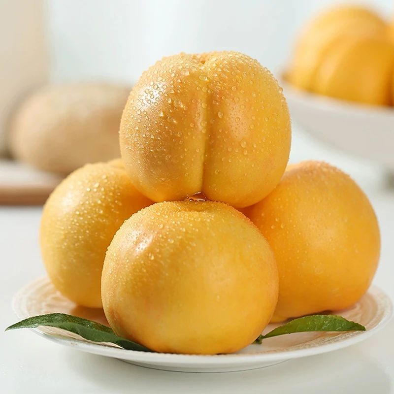 黄金蜜桃油桃芒果桃新鲜应季水果黄心肉脆甜桃子顺丰/京东包邮