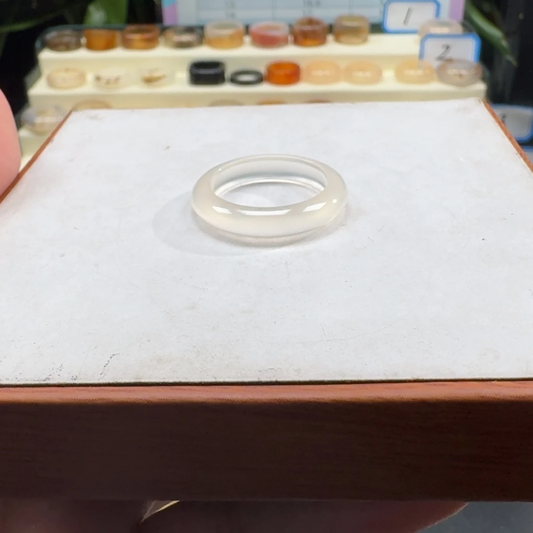 玛瑙/玉髓未镶嵌戒指Z19.2港21