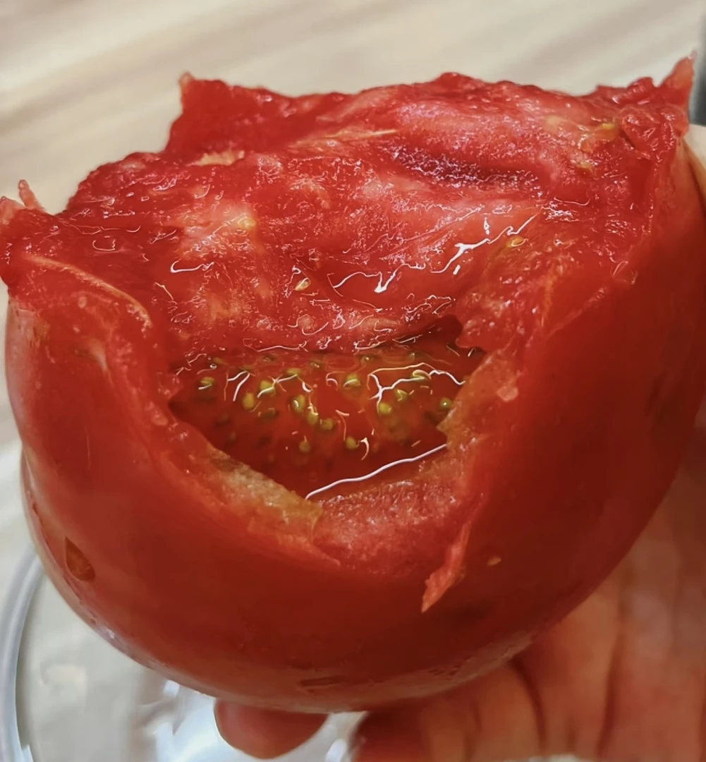 超薄皮沙瓤汁多老品种西红柿3斤装新鲜