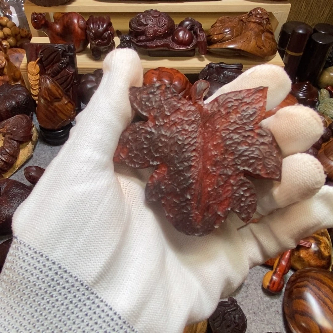 瑞***岩小叶紫檀手串/手链小叶紫檀枫叶