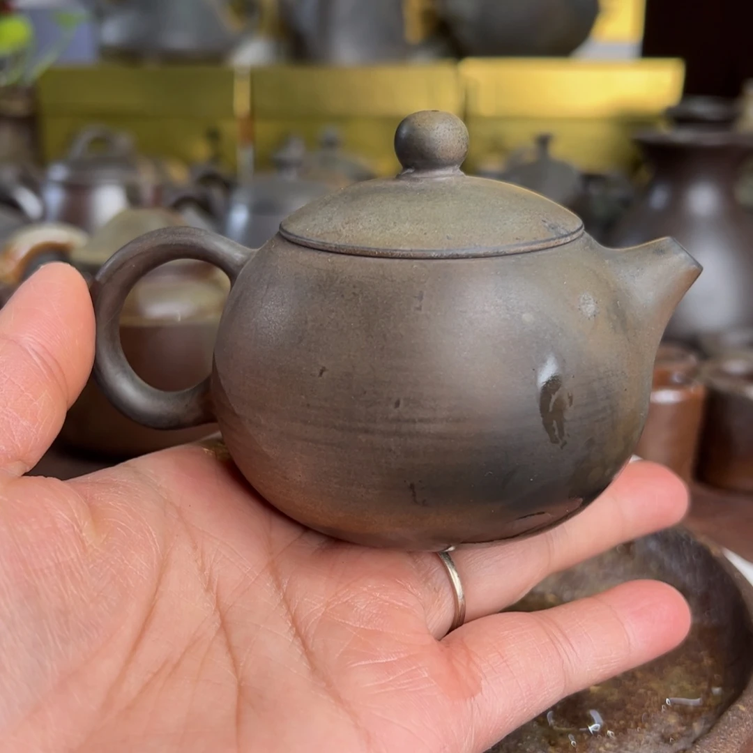 贵台龙窑柴烧茶壶49