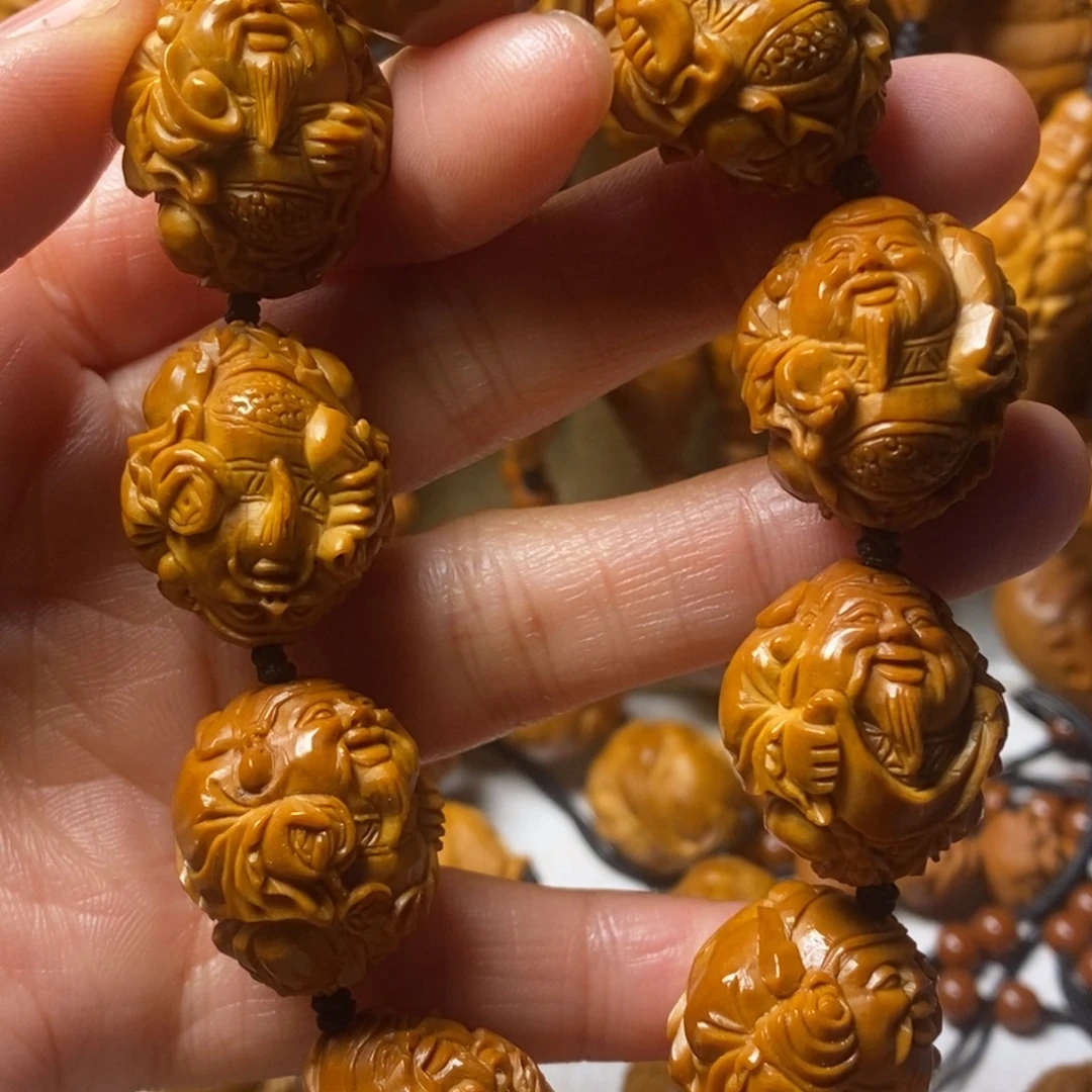 爱***生手串/手链橄榄核精品财神