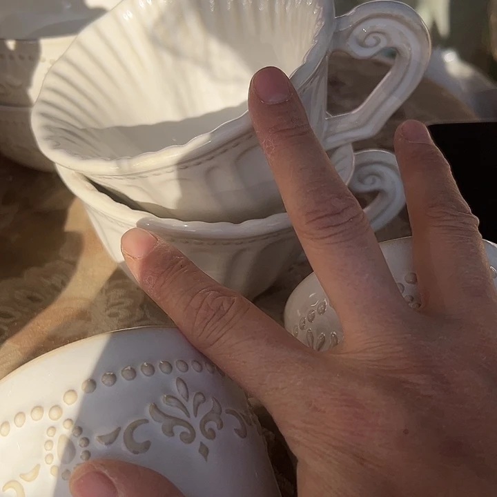 瓷片默认瑕疵商品咖啡杯➕高