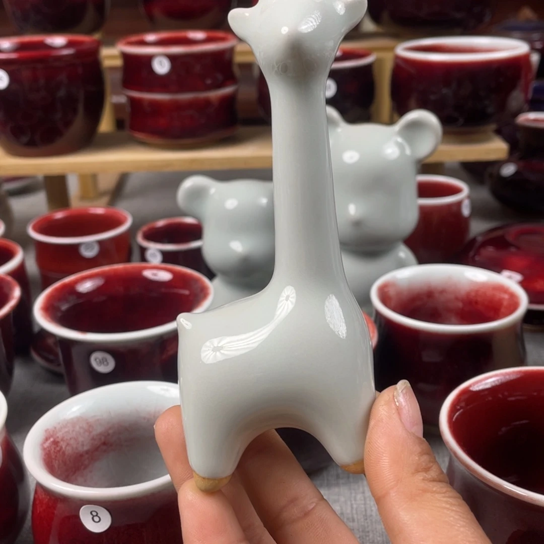 瓷片耕*云钧瓷茶宠…………