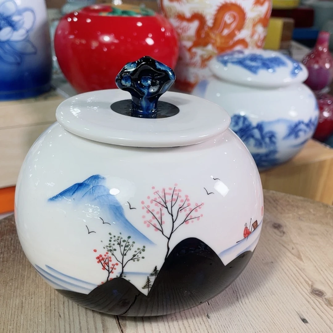 【闪购商品】罐陶瓷茶叶罐密封罐