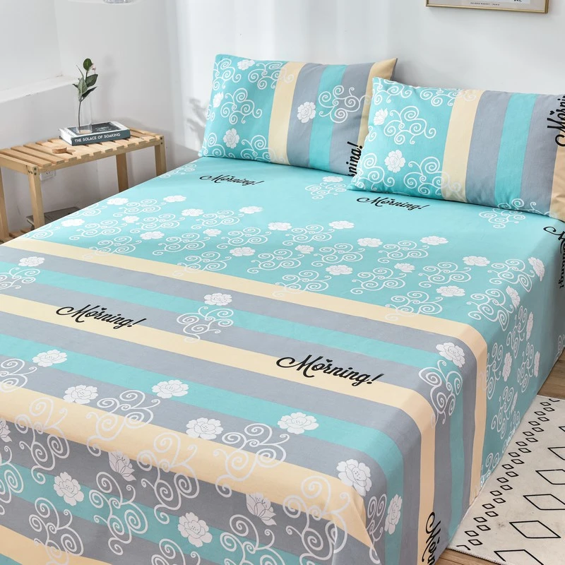 【老粗布凉席】床单三件套加厚床单老粗布床被单单人斜纹床单透气