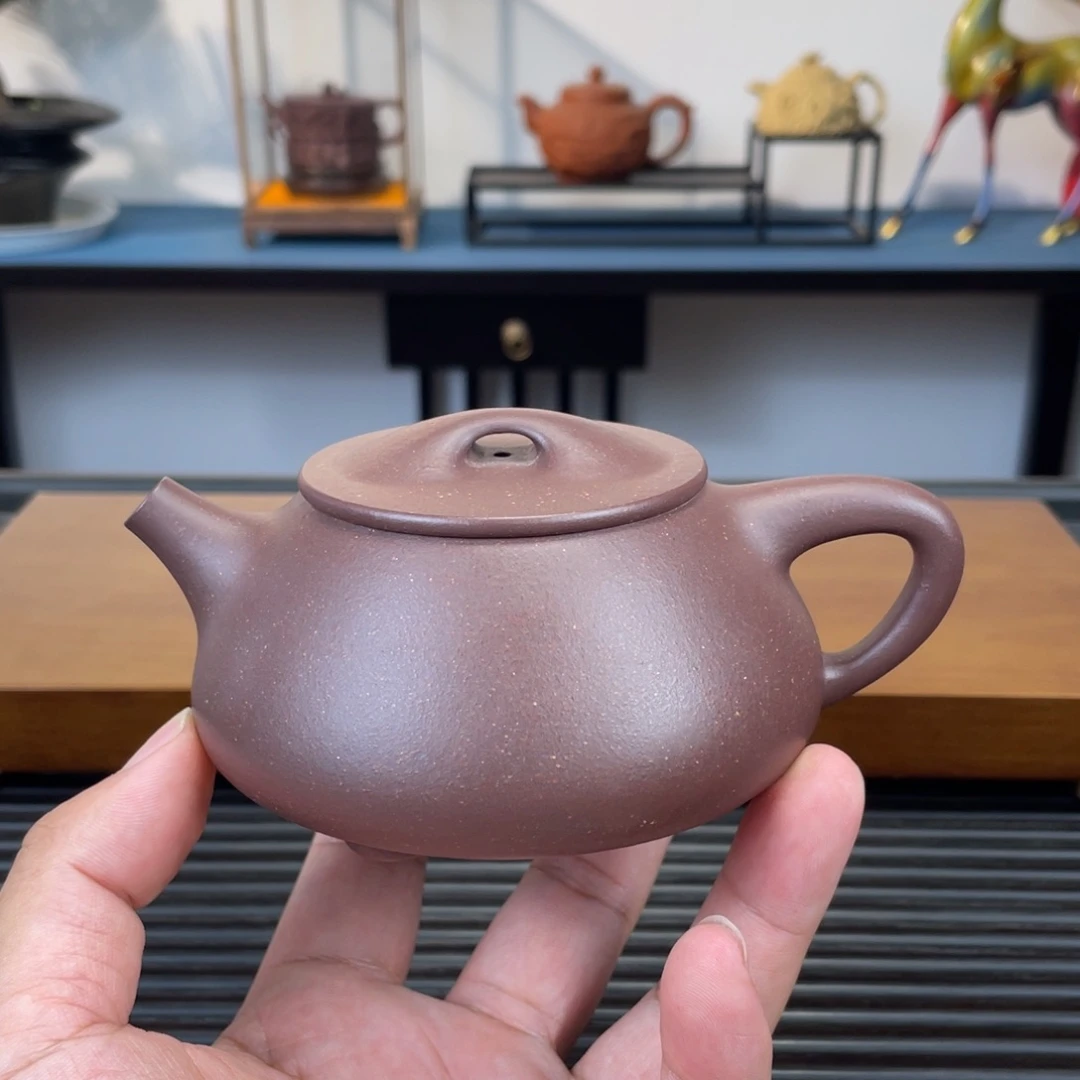 茶壶紫砂底槽青景舟石瓢240cc