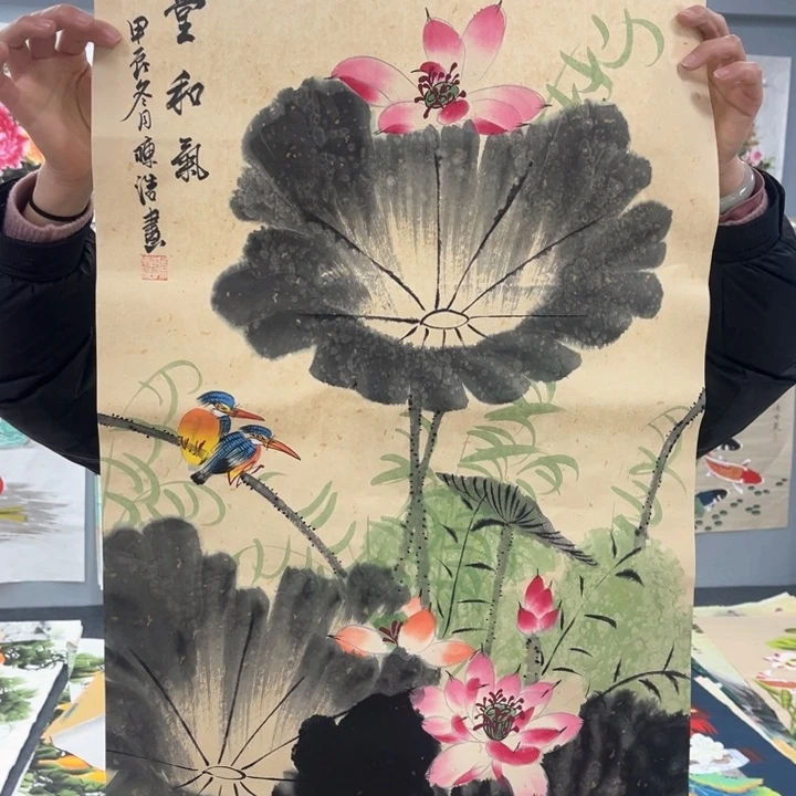 国画我的心好痛啊我的心真的好痛啊好痛啊