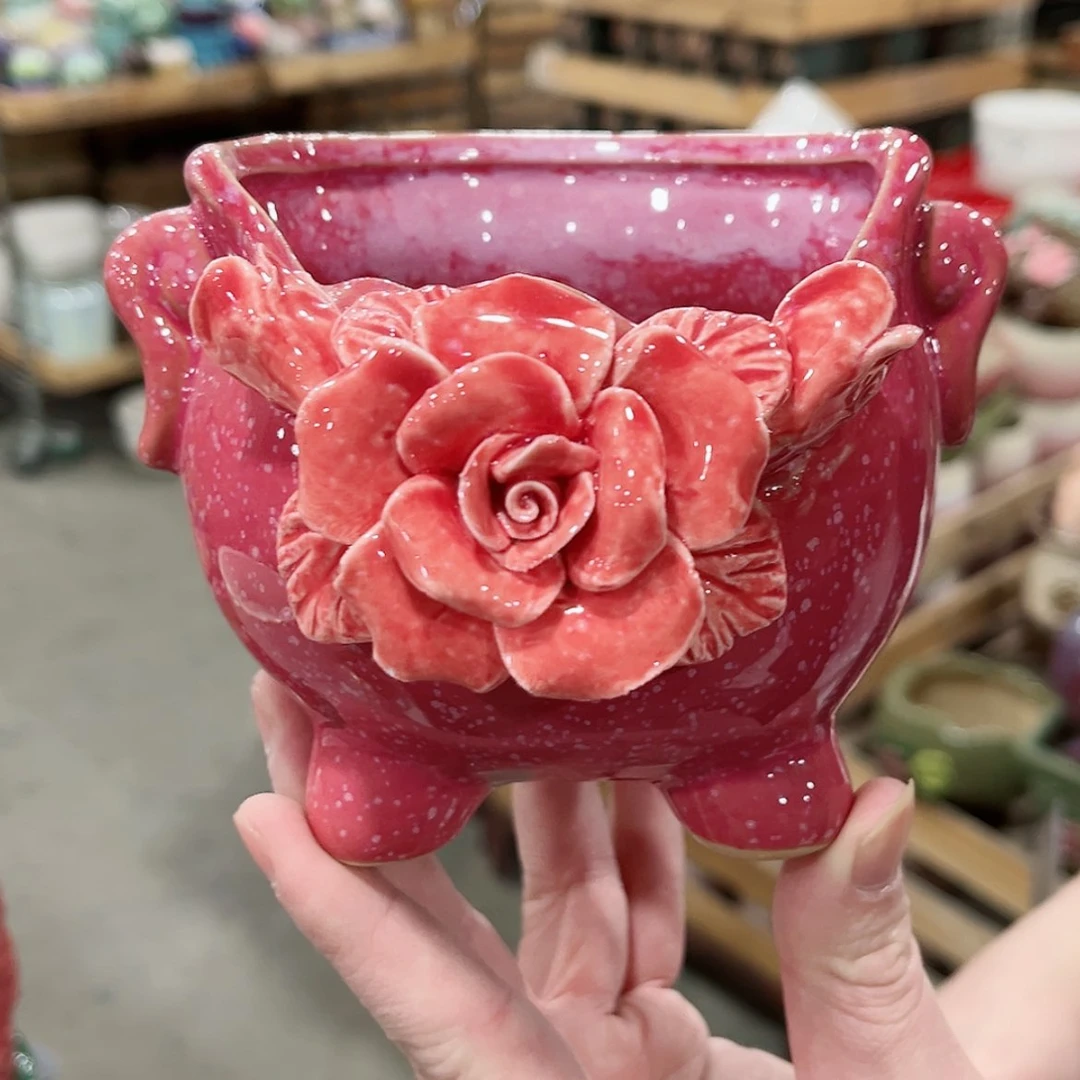 【闪购商品】陶瓷陶瓷多肉植物花盆