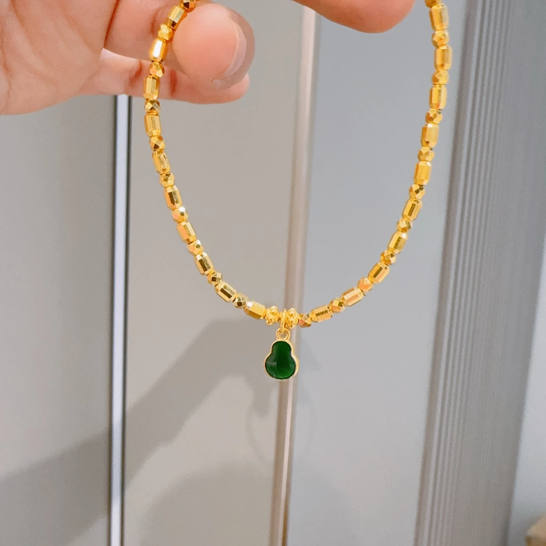 5G足金亮亮闪闪手链00698