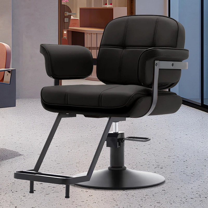 网红升降座椅美发椅潮款理发店剪头发烫染专用凳子椅子发廊新款