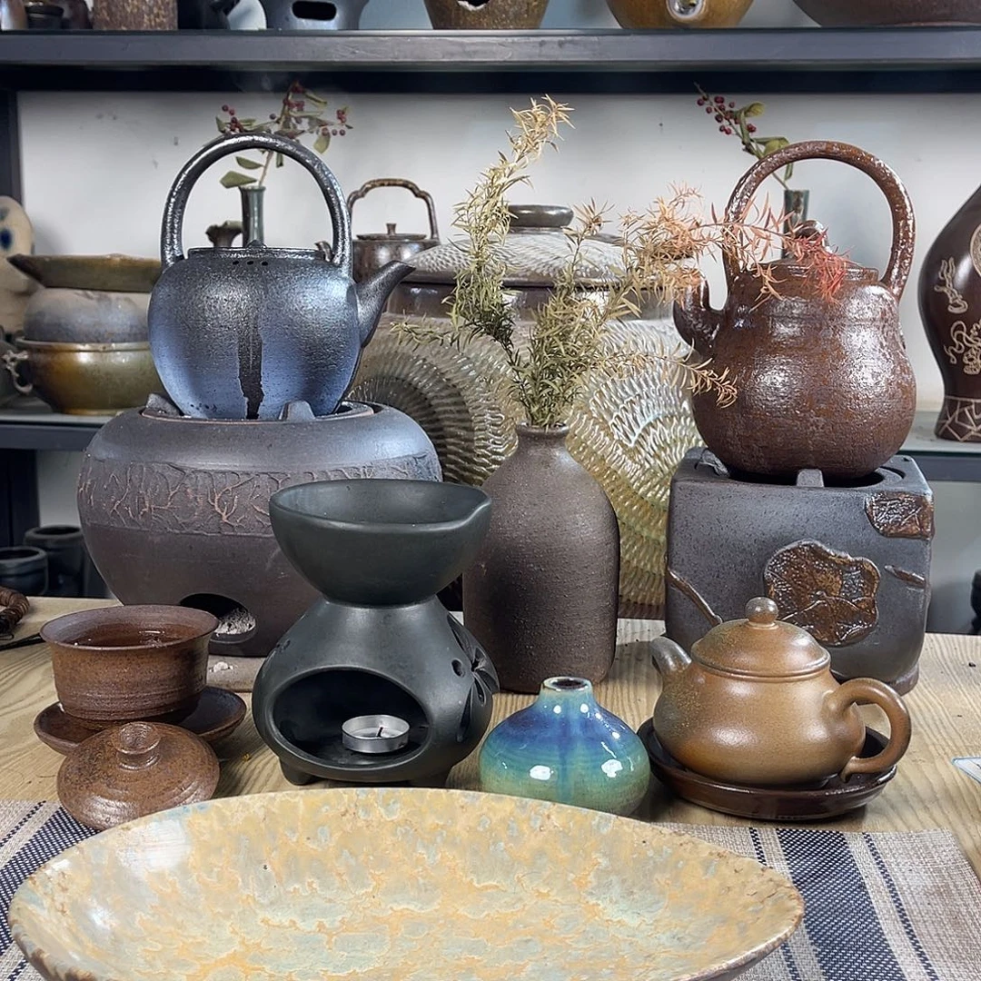 紫砂粗陶实用砂锅