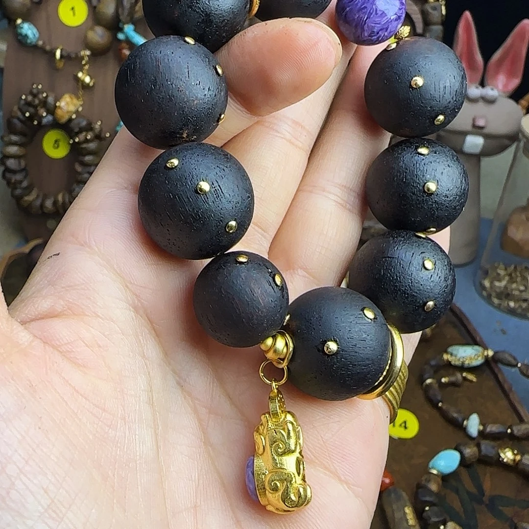 A***露金刚菩提手串金刚小鱼