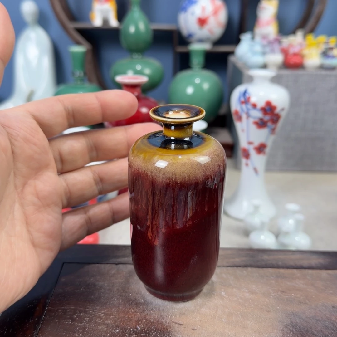 陶瓷手工小花器摆件