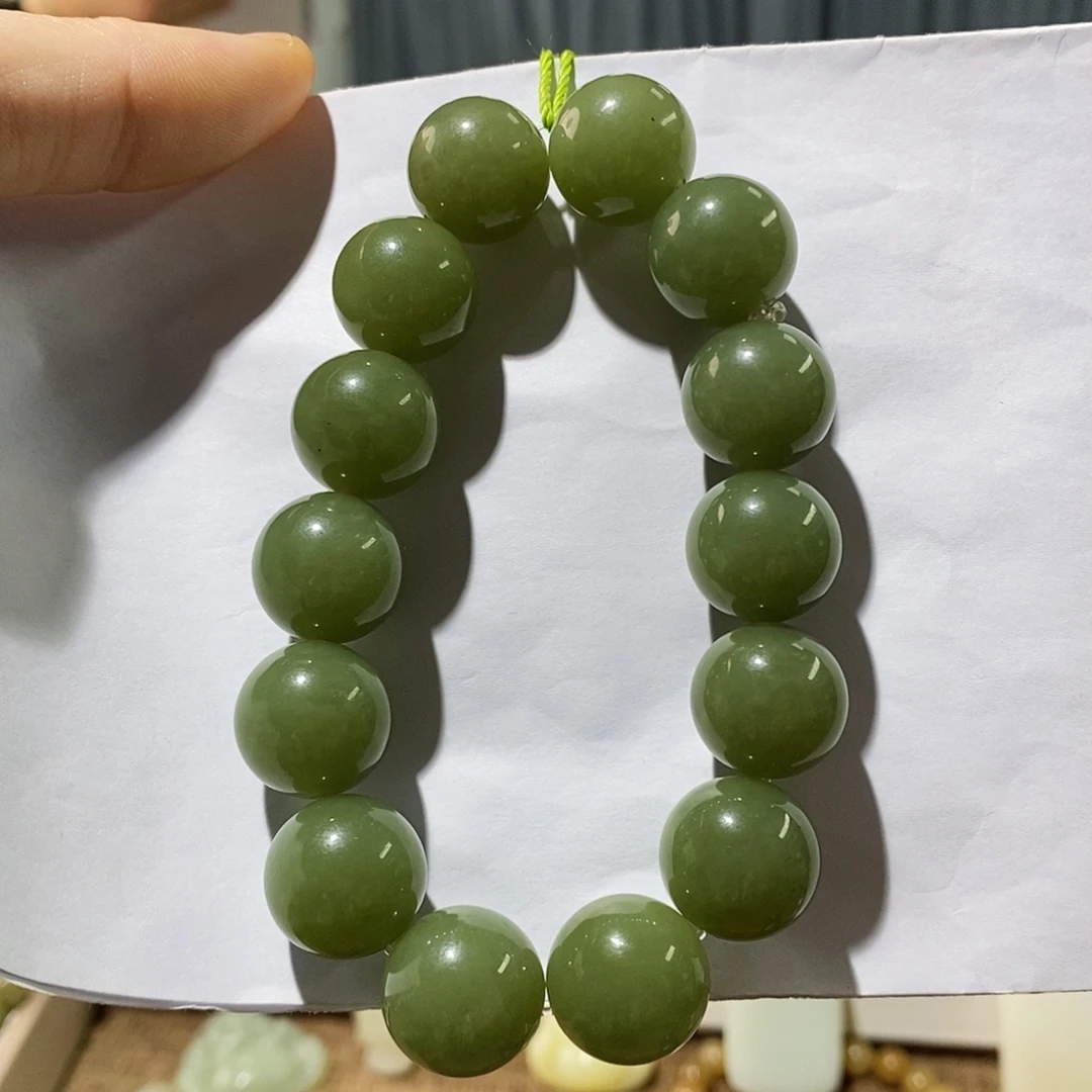 和田玉未镶嵌手链116