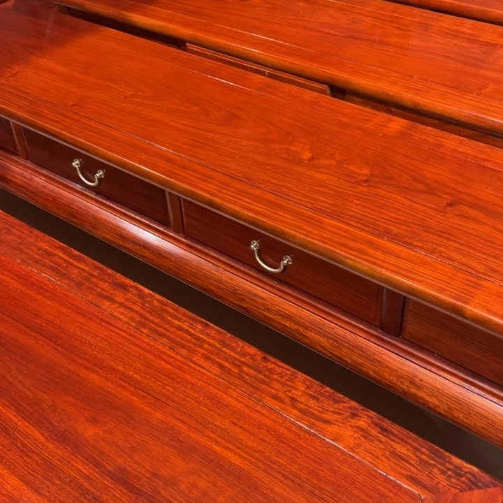 8***发花梨木类案台缅甸花梨木电视柜2.4