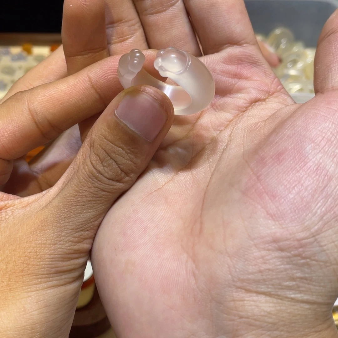 玛瑙/玉髓未镶嵌戒指215号港20