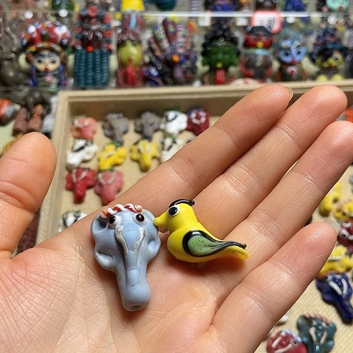 琉璃颈饰配件专拍