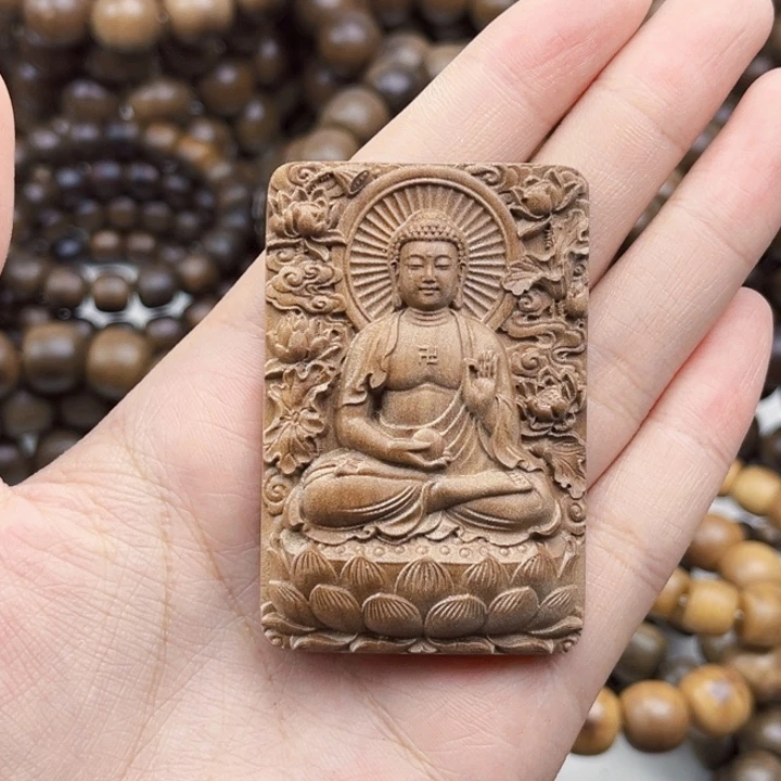 檀香木手串/手链正区老山檀香十二生肖牌