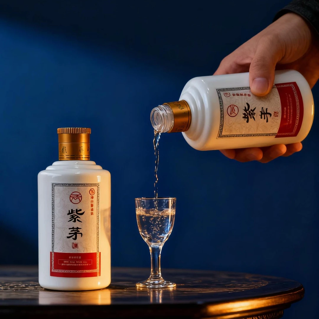紫茅紫茅纯粮酱香酒一瓶裸瓶53%Vol