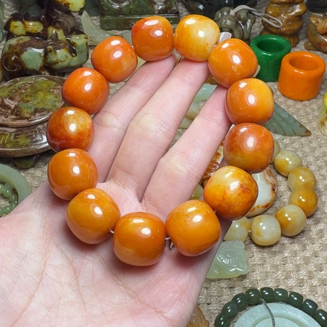 用***8白玉菩提吊坠挂件