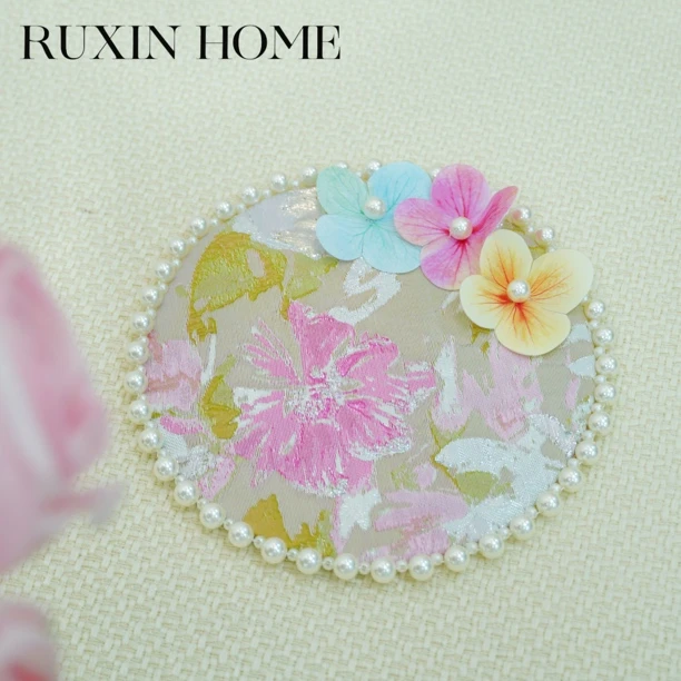 如馨·CXWA·油画风圆杯垫·15cm