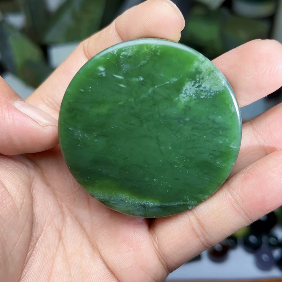 未镶嵌和田玉（碧玉）珠宝半成品