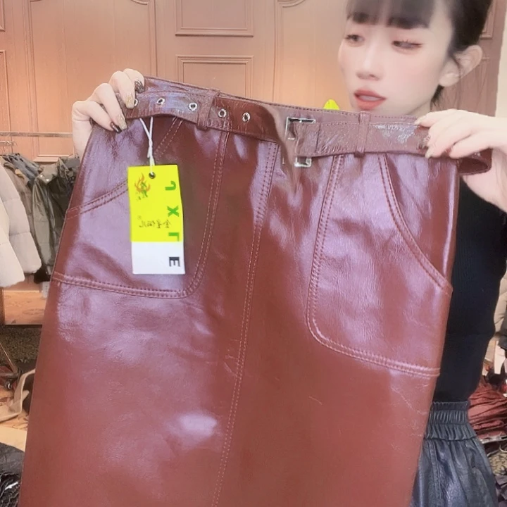 100……110斤皮长裙