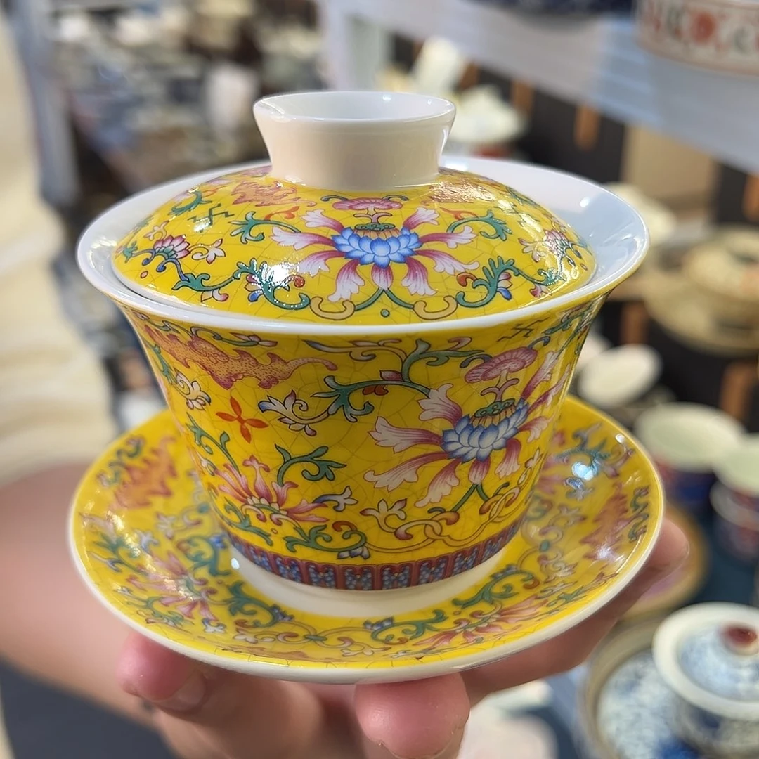 盖碗很漂亮我很喜欢