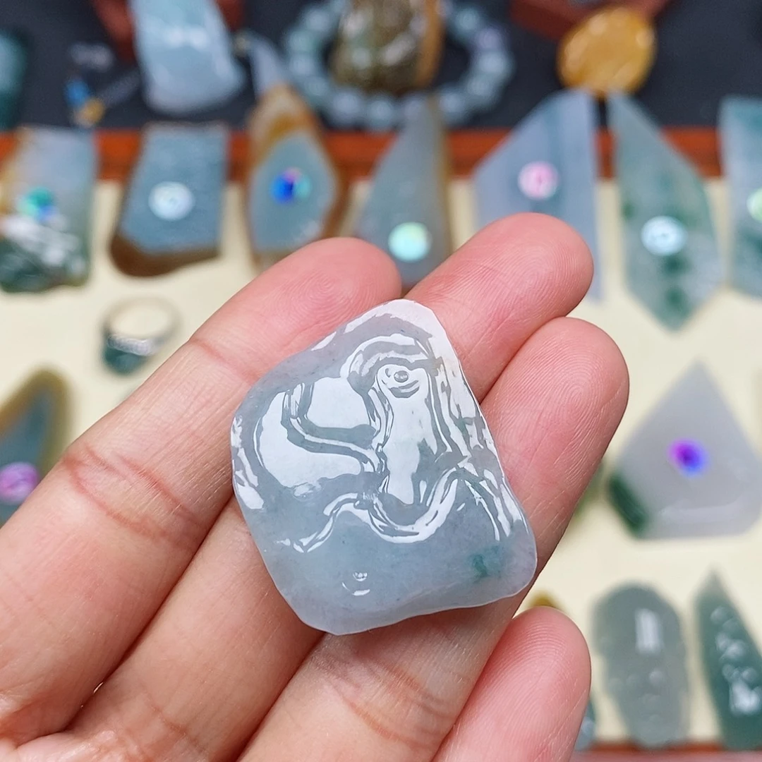 颈饰未镶嵌翡翠翡翠