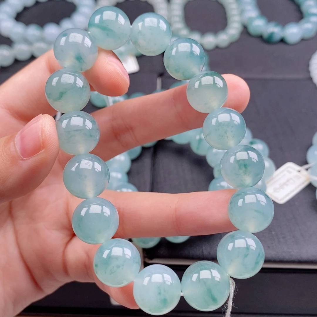 ઈ***࿐翡翠未镶嵌手串珠宝