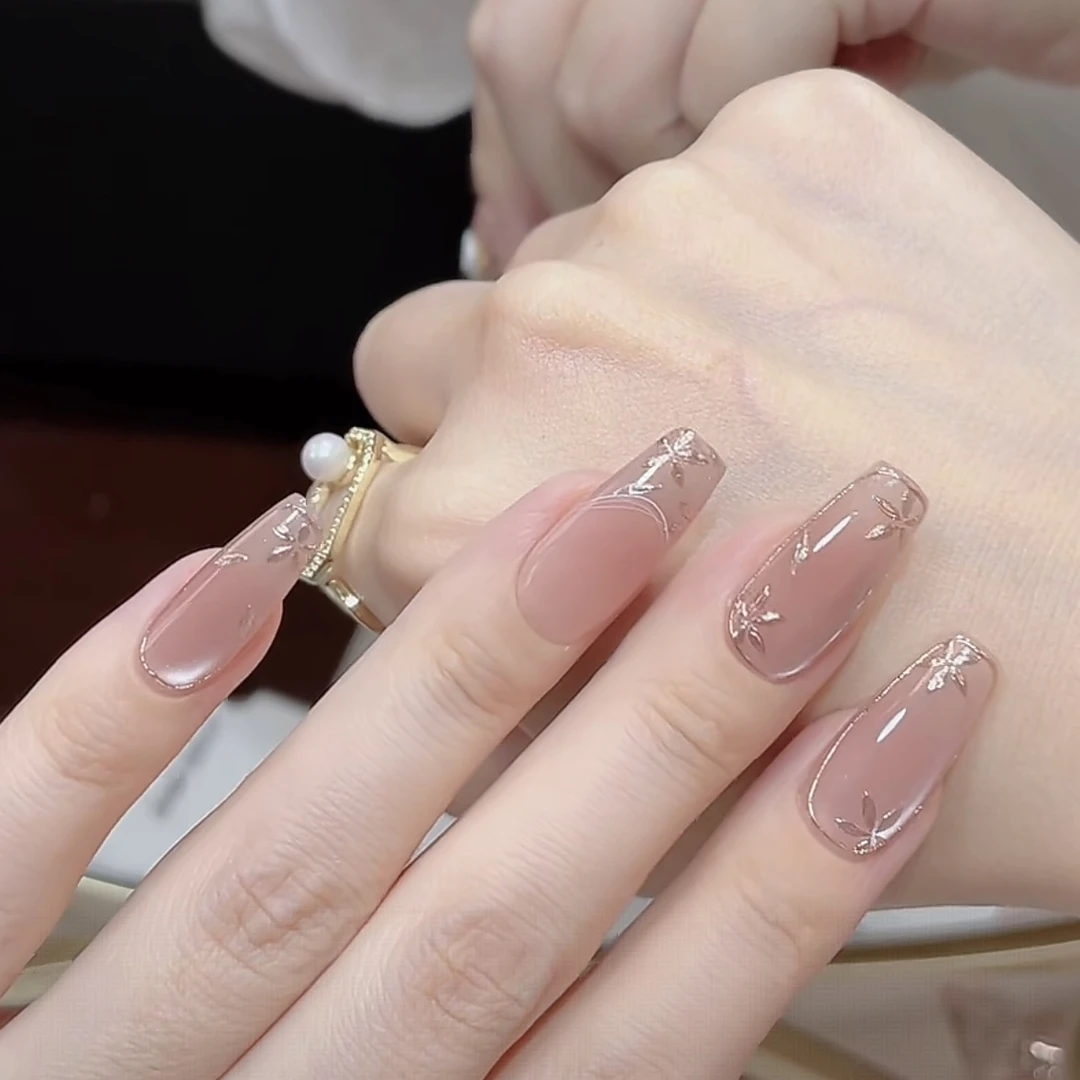 富锦-TugeNail高定建构+塑性纯手工明星同款法式猫眼美甲TGLI